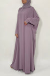 butterfly sleeves - thowby - lavendar abaya