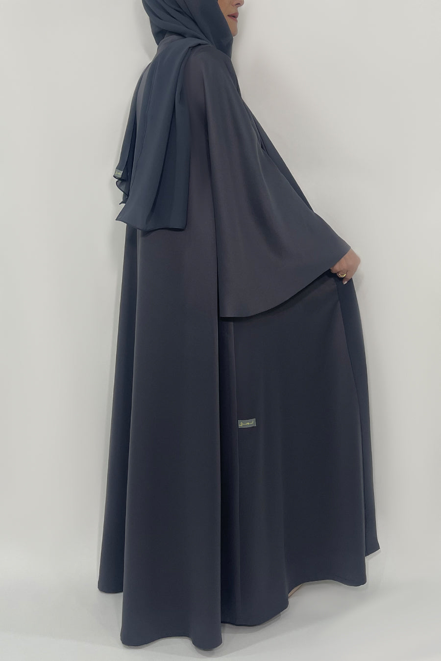 Stunning Navy Blue Colored Abaya