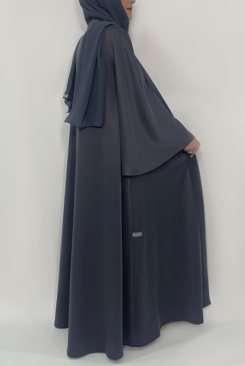 Stunning Navy Blue Colored Abaya
