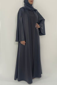 Stunning Navy Blue Colored Abaya