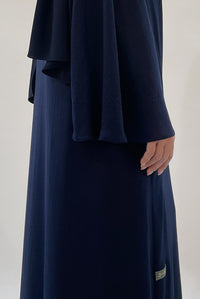 navy blue abaya - thowby - top branded abayas in dubai