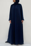 navy blue abaya - thowby - top branded abayas in dubai