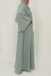  Light Green Abaya - thowby - elegant abaya dubai