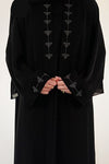 black designer abaya - thowby - dubai online abaya shops