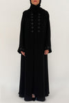 black designer abaya - thowby - dubai online abaya shops