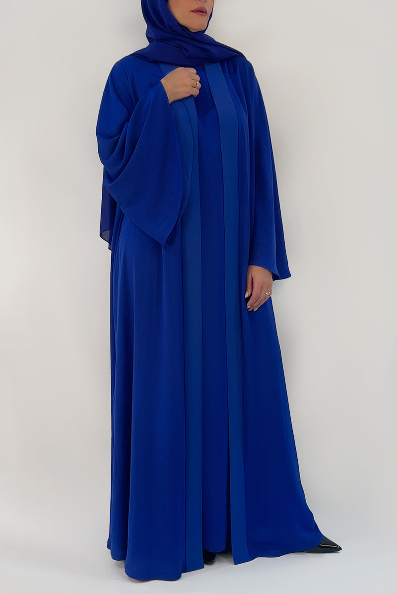 Classy Royal Blue Colored Abaya Kuwait thowby ثـوبي