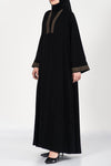 designer black abaya - thowby - dubai online abaya shops