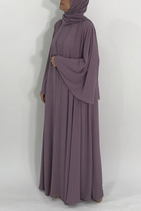 purple abaya - thowby - dubai abayas online - elegant abaya