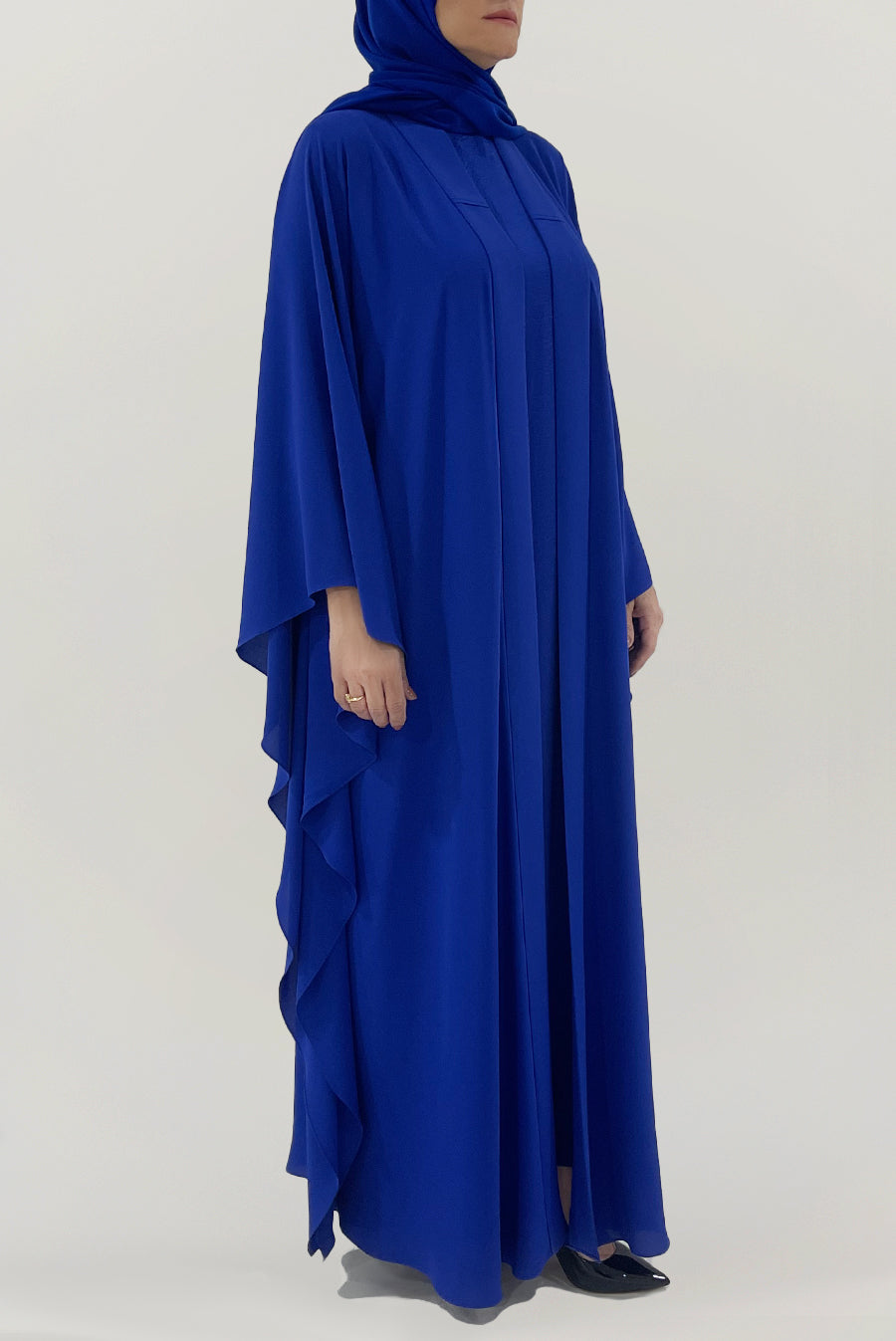 Flowy Royal Blue Colored Abaya
