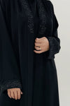 Classy Detailed Black Abaya