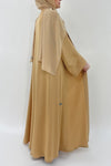 Chic Sandy Gold Colored Abaya