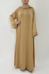 Chic Sandy Gold Colored Abaya