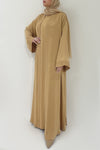 Chic Sandy Gold Colored Abaya