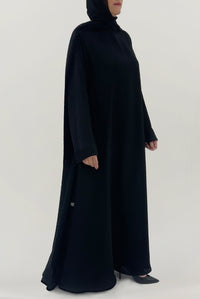 Black Closed Umrah Abaya