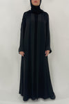 Simple Black Umrah Abaya