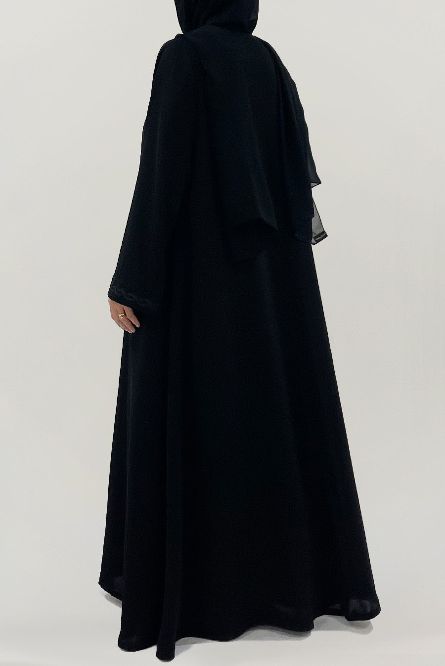 Premium Embellished Black Abaya