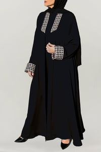 Premium Detailed Black Abaya