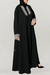 Premium Detailed Black Abaya