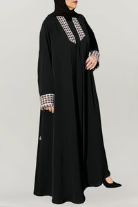Premium Detailed Black Abaya