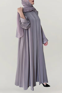 Pinkish Grey Colored Abaya