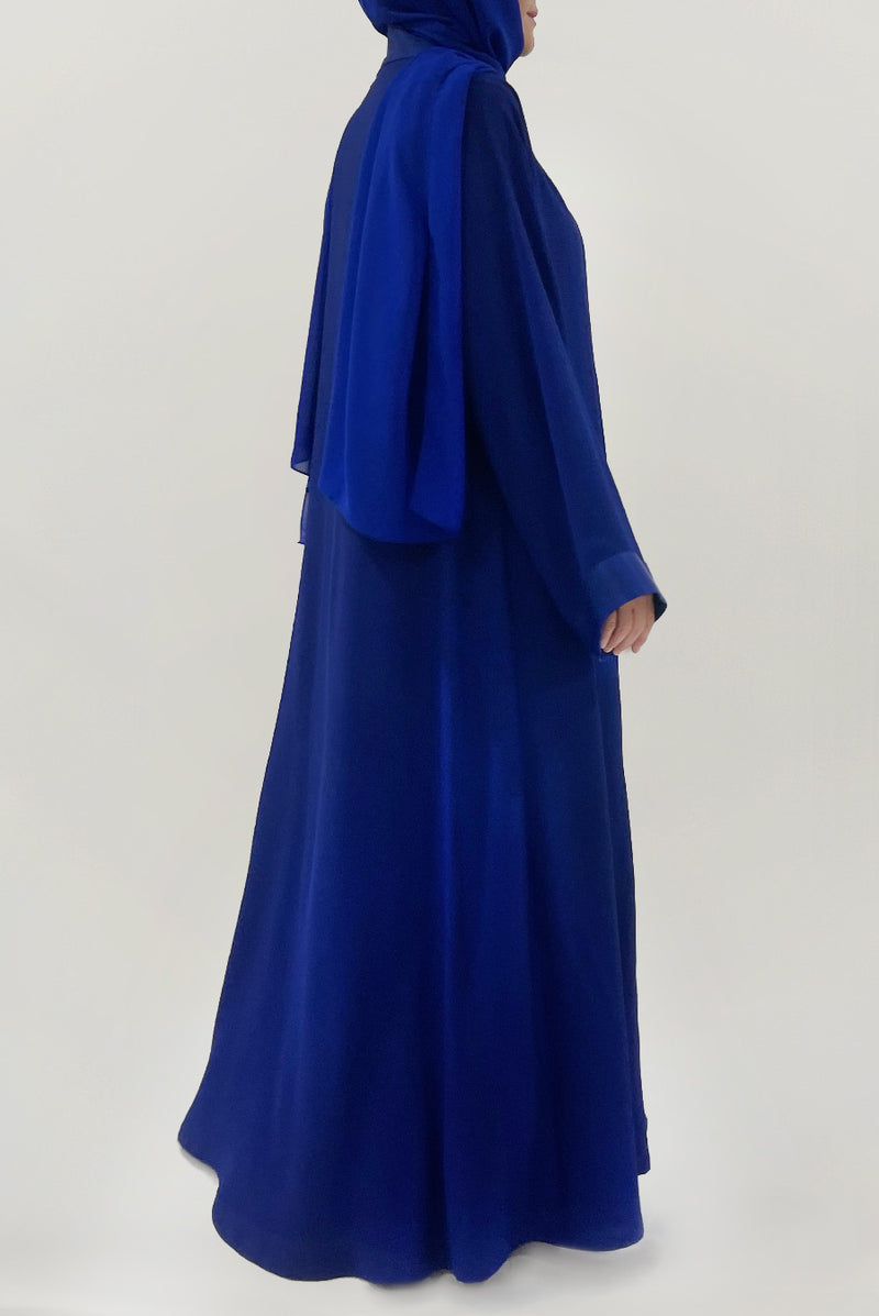 Chic Royal Blue Colored Abaya