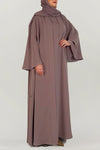 Simple Nude Pink Colored Abaya