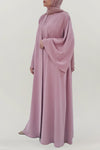 Joyful Flowy Pink Colored Abaya