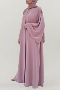 Joyful Flowy Pink Colored Abaya