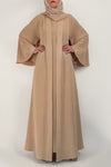 Flowy Sandy Beige Colored Abaya