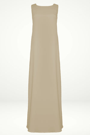 neutral color under abaya dress - thowby - best online abaya shops