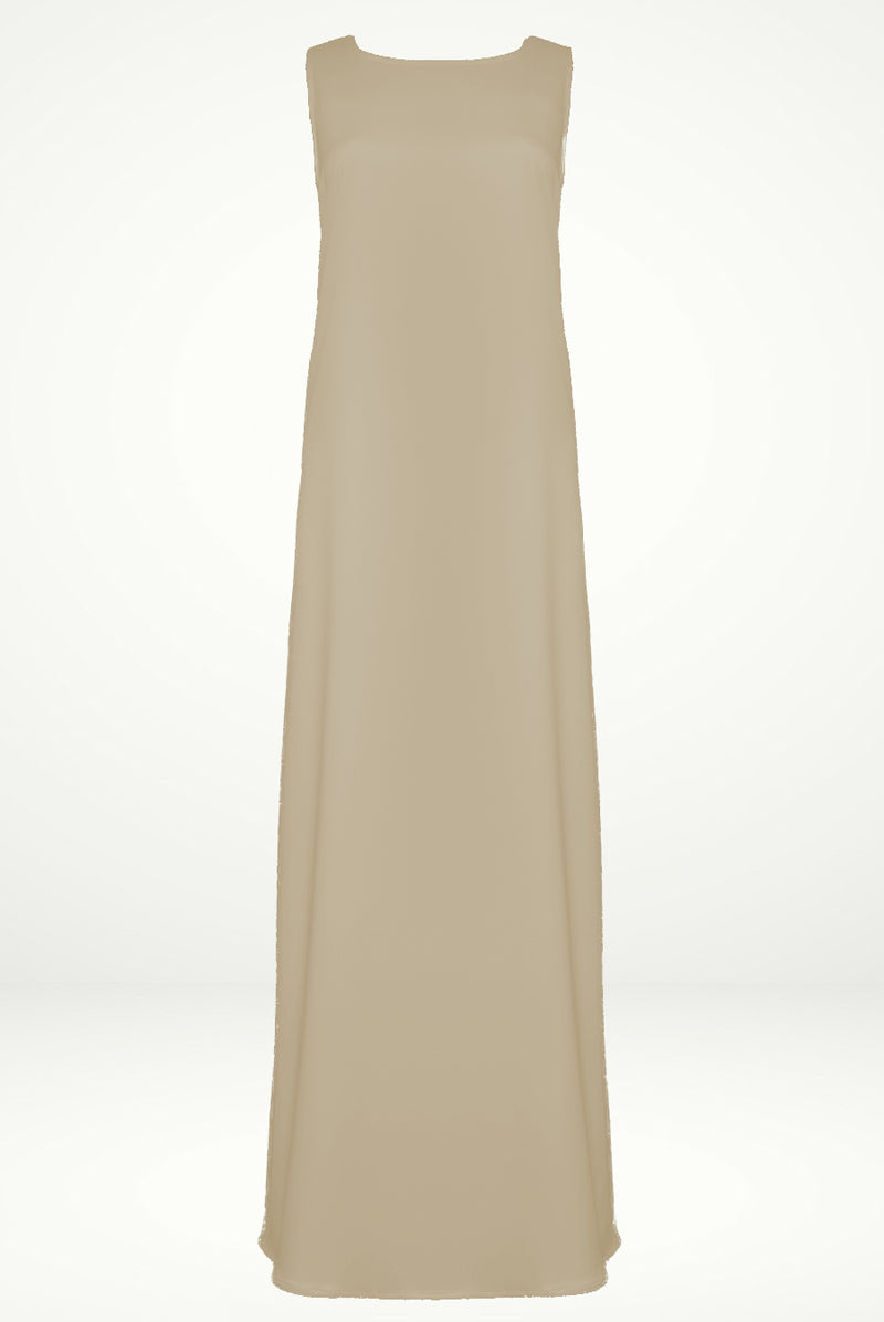 neutral color under abaya dress - thowby - best online abaya shops