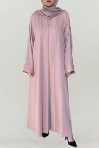 Lovely Pink Linen Abaya