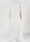 white elegant abaya - thowby - beautiful dubai abayas