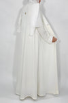 White Wedding Premium Abaya - thowby - Dubai Branded Online Abaya Shops