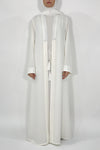 White Wedding Premium Abaya - thowby - Dubai Branded Online Abaya Shops