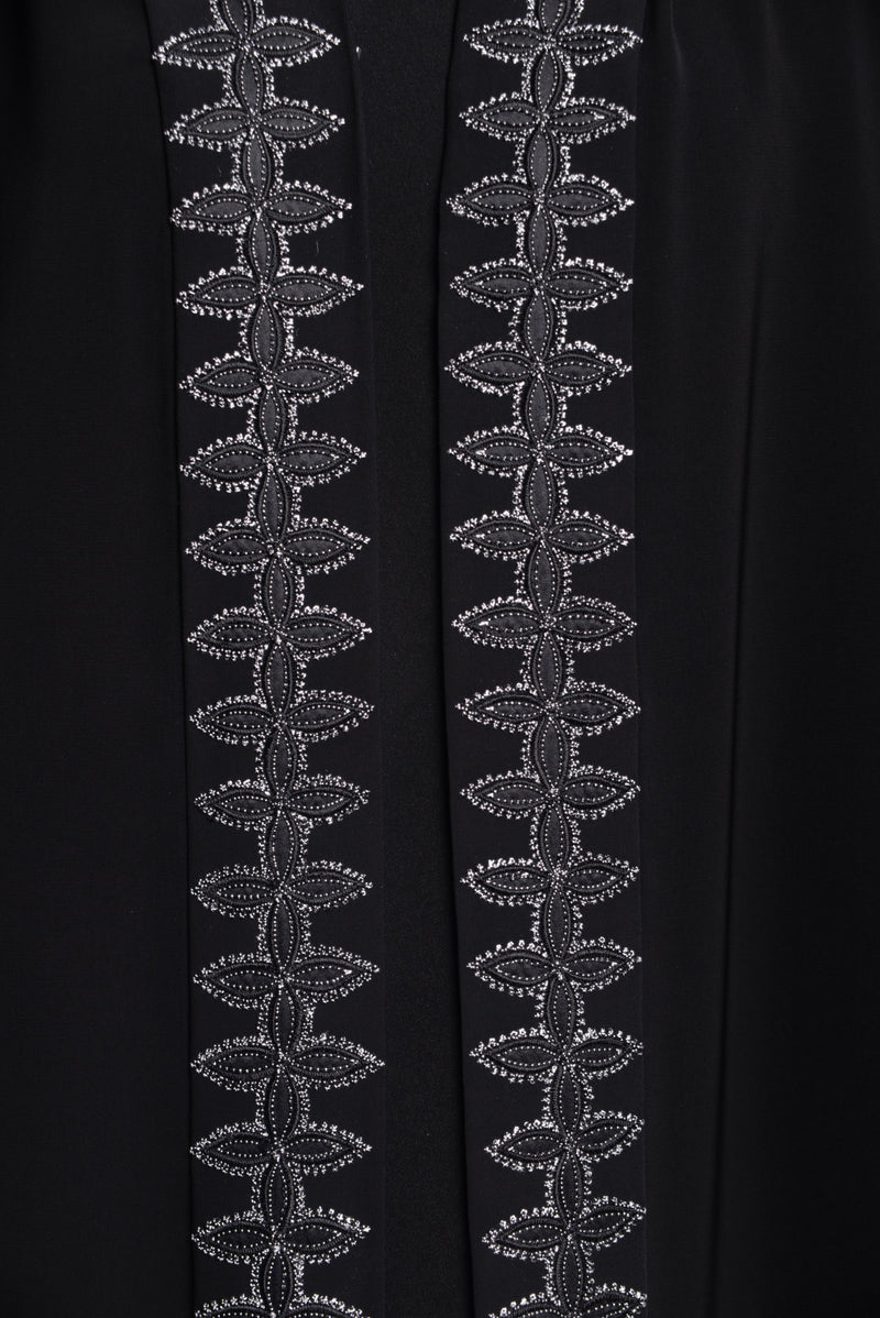 Black sequins abaya - thowby - dubai online abaya shops