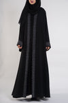 Black sequins abaya - thowby - dubai online abaya shops