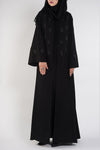 luxury branded black abayas - thowby - designer dubai abayas