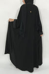 Classic Black Abaya - thowby - Classy Black Abaya Designs