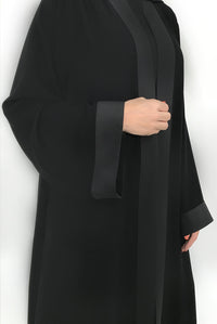 Classic Black Abaya - thowby - Classy Black Abaya Designs