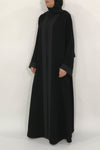 Classic Black Abaya - thowby - Classy Black Abaya Designs