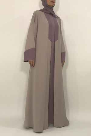 thowby - Lavender Abaya - Festive Designer Abayas - dubai abaya